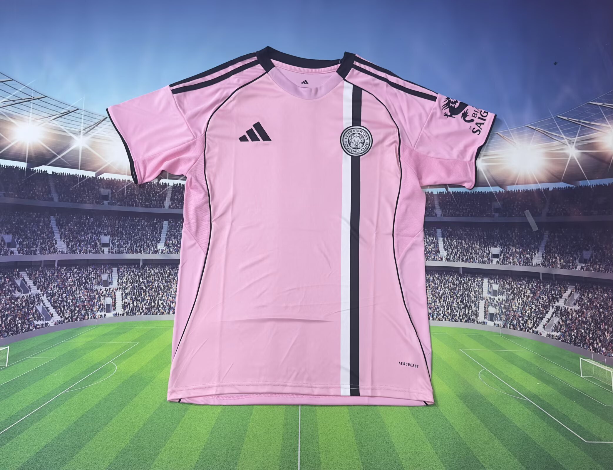 AAA Quality Leicester City 25/26 Third Pink Soccer Jersey